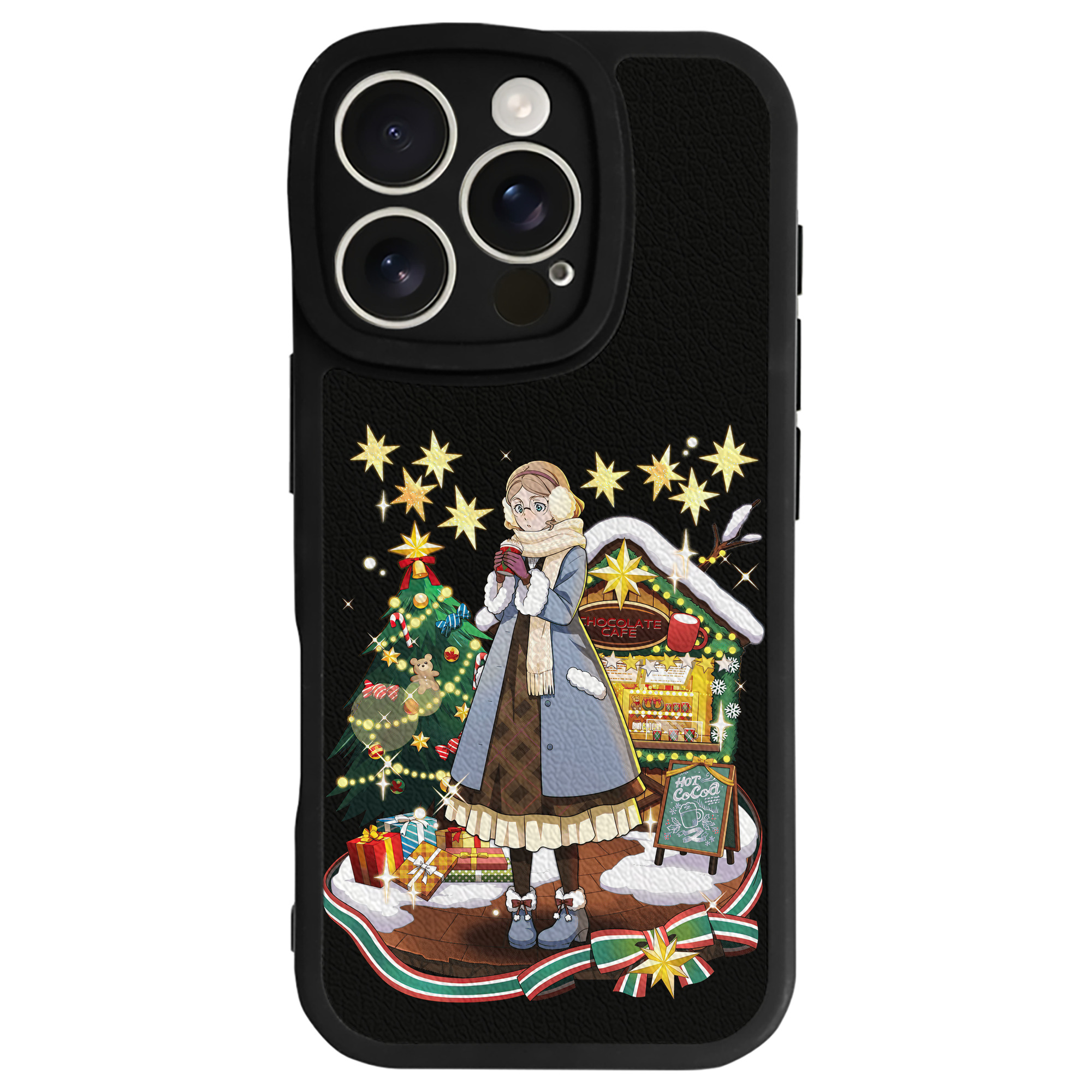 （画像用） 文豪ストレイドッグス Bungo Stray Dogs 【iPhone 16シリーズ対応】シリコンスマホケース（レザー調） 材質：シリコン